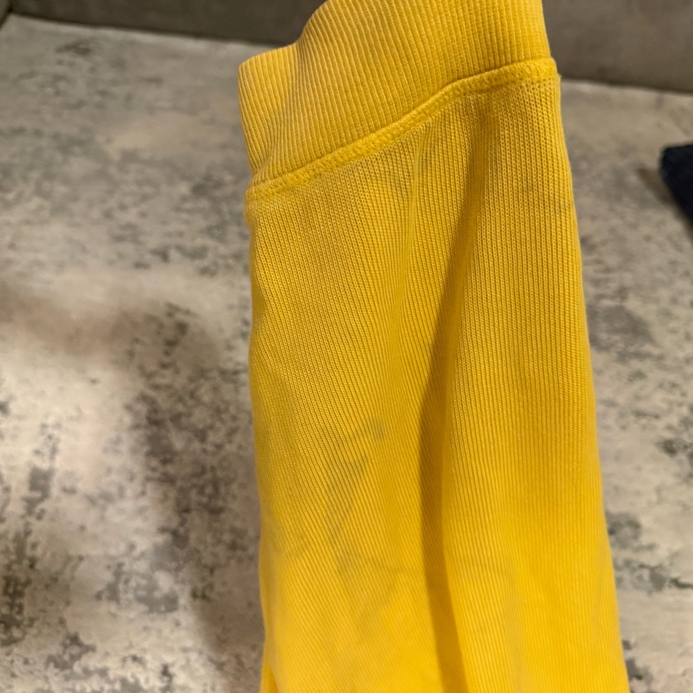 VTG Tommy Bahama Relax 1/4 Zip Sweater Adult Mens XXL Yellow Pullover Sweatshirt - Picture 3 of 4